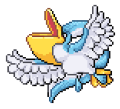 Pelipper/Pidgeot fusion for Pokemon Infinite Fusion.