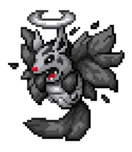 Mightyena/Shedinja fusion for Pokemon Infinite Fusion.